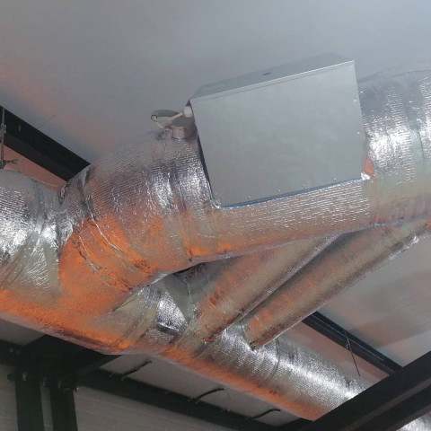 Монтаж автоматики, таймеров туа, заслонки, привода, байпас