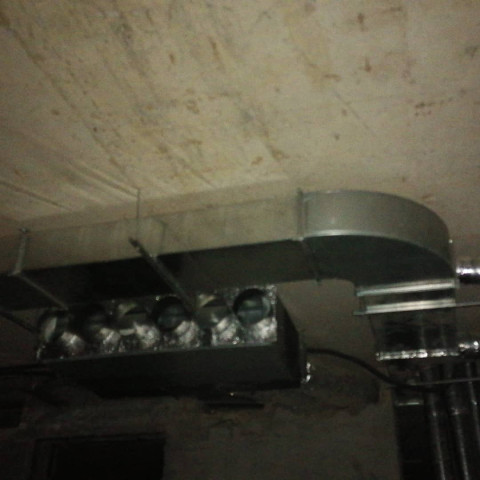 Вентиляция, заказ и подготовка адаптеров под щелевые решетки, коттедж Ангелово