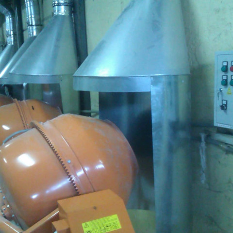 Вентиляция, завод производства смесей