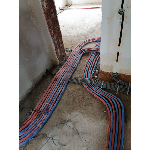 Закладка трасс цо, хвс, гвс, коттедж Закладка трасс цо, хвс, гвс, коттедж