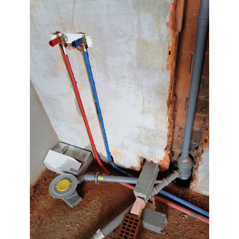 Закладка трасс цо, хвс, гвс, коттедж Закладка трасс цо, хвс, гвс, коттедж