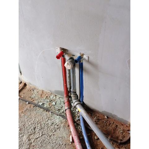 Закладка трасс цо, хвс, гвс, коттедж Закладка трасс цо, хвс, гвс, коттедж