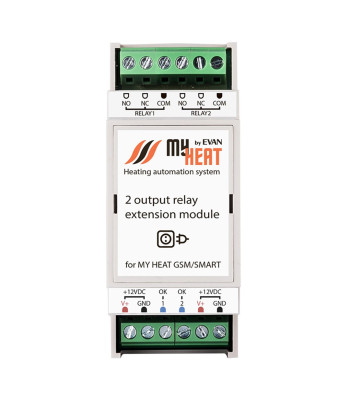 Блок реле на 2 выхода MyHeat RL2