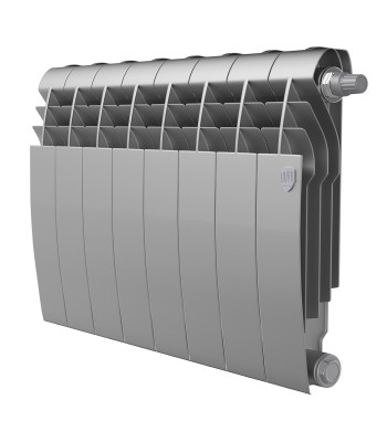Радиатор Royal Thermo BiLiner 350 /Silver Satin VDR - 8 секц.