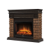 Портал Firelight Bricks Wood 25 камень темный, шпон венге