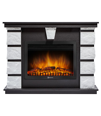 Портал Firelight Excalibur 25 камень белый, шпон венге
