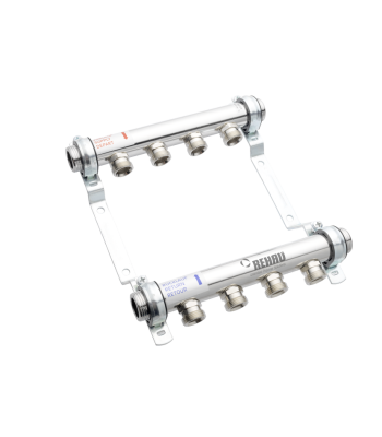 Коллектор распределительный REHAU HLV на 3 групп нерж. сталь
