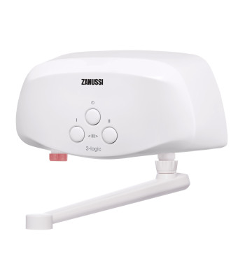 Водонагреватель проточный Zanussi 3-logic 5,5 T (кран)