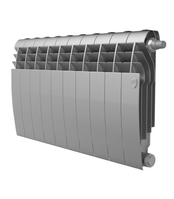 Радиатор Royal Thermo BiLiner 350 /Silver Satin VDR - 10 секц.