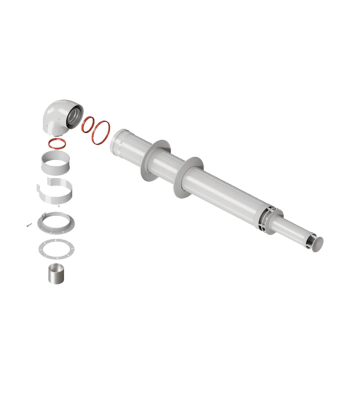 Комплект коаксиальный универсальный Royal Thermo АНТИЛЕД 60/100 - 1000мм