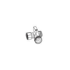 Кран Royal Thermo OPTIMAL для стиральной машины 1/2&quot;x3/4&quot;х1/2&quot;